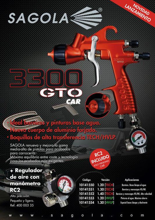 3. Sagola 3300 GTO CAR TECH + RC2 Regulator Included