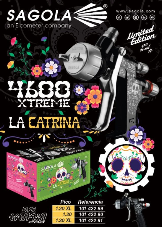 F. Sagola 4600Xtreme LA CATRINA LIMITED SPECIAL EDITION + RC1 Premium Regulator Included [FREE SHIPPING]