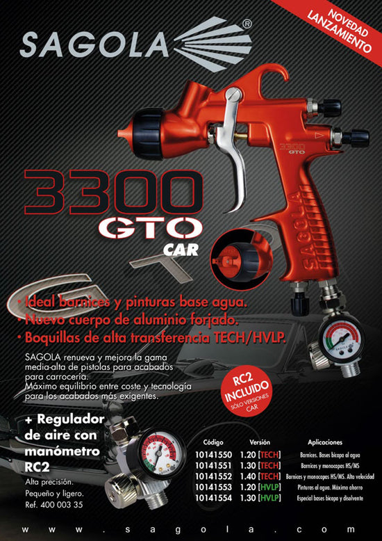 E. Sagola 3300 GTO CAR TECH + RC2 Regulator Included (FREE SHIPPING)